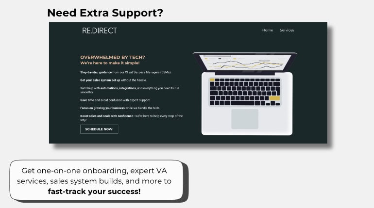 redirect support
