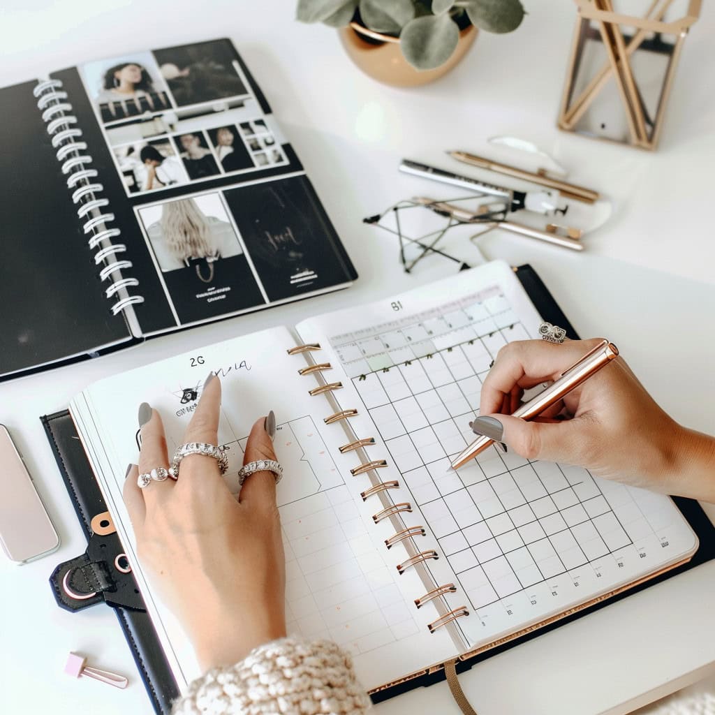 midjourney working desk