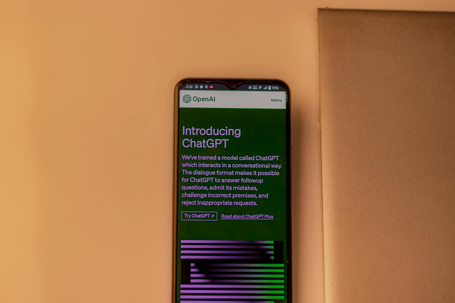 ChatGPT is always here to help, whether on your phone or laptop!